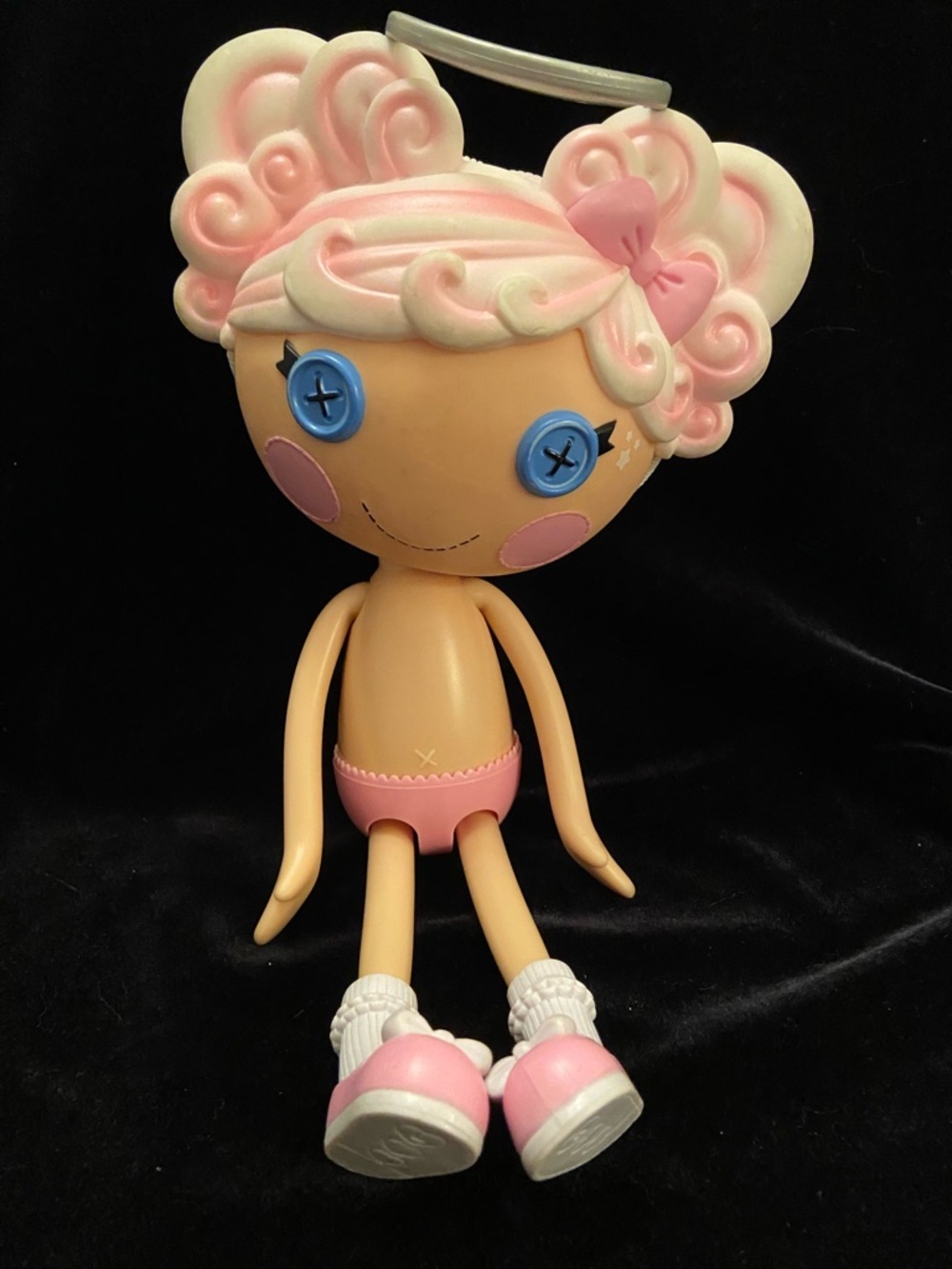 Lalaloopsy CLOUD E SKY 13” Full Size Angel Doll with Blue Button Eyes & Halo